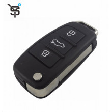 Top Quality 3 Button Key Case Folding Remote Car Key Shell Replacement For Audi  YS200506